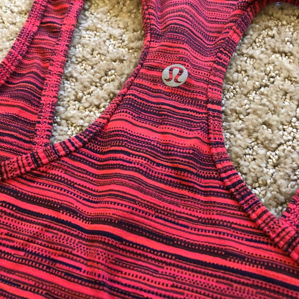 Lululemon Striped Cool Racerback Tank - Picture 3 of 3